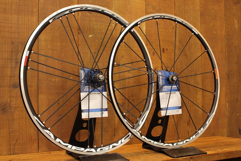 新品 未使用 カンパニョーロ CAMPAGNOLO ユーラス EURUS アルミ クリンチャー シマノ 11S ナローリム 15C ホイールセット 【芦屋店】