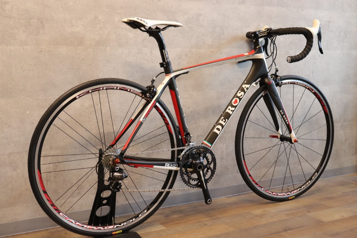 デローザ DE ROSA R848 2012 45サイズ カンパニョーロ ヴェローチェ 10S カーボン ロードバイク 【さいたま浦和店】