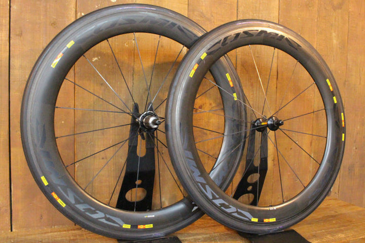 【ジャンク品】 マビック MAVIC コスミック COSMIC CXR60T チューブラー ホイールセット シマノ11S ワイドリム 実測外幅28mm 【芦屋店】