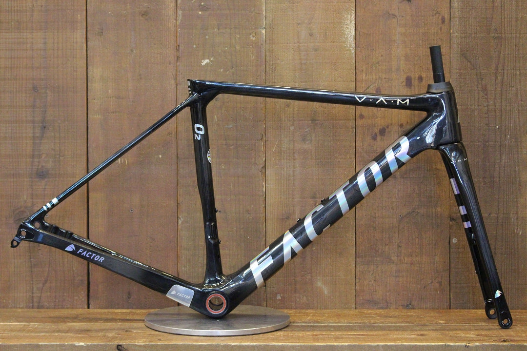 ファクター FACTOR O2 VAM DISC 2021年モデル 49サイズ カーボン ロードバイク フレームセット BLACK INC ...