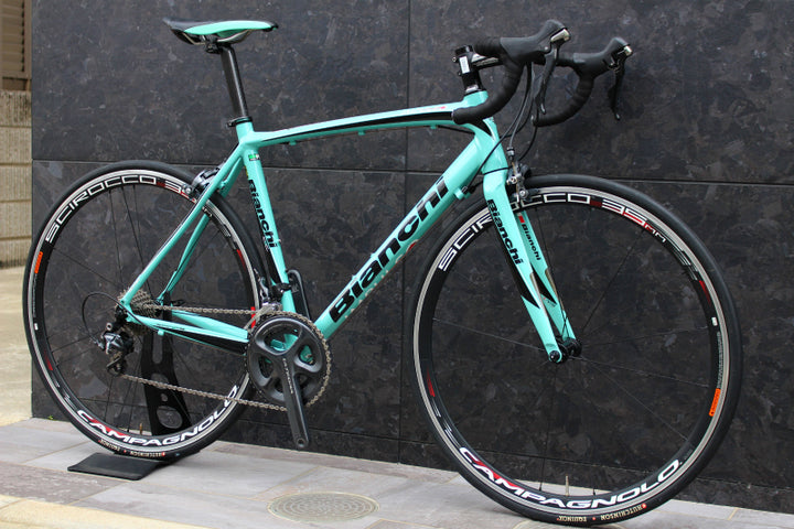 ビアンキ Bianchi インプルソ IMPULSO 2015 550サイズ シマノ アルテグラ 6800 カンパニョーロ シロッコ アルミ ロードバイク 【福岡店】