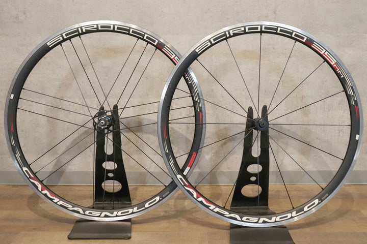 カンパニョーロ Campagnolo シロッコ Scirocco 35 アルミ クリンチャー ホイールセット ナローリム 15C カンパ11s【さいたま浦和店】