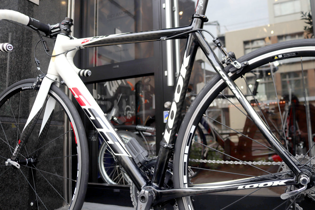 ルック LOOK 555 2008モデル Mサイズ シマノ デュラエース 7970 Di2 10S カーボン ロードバイク 【東京南麻布店】