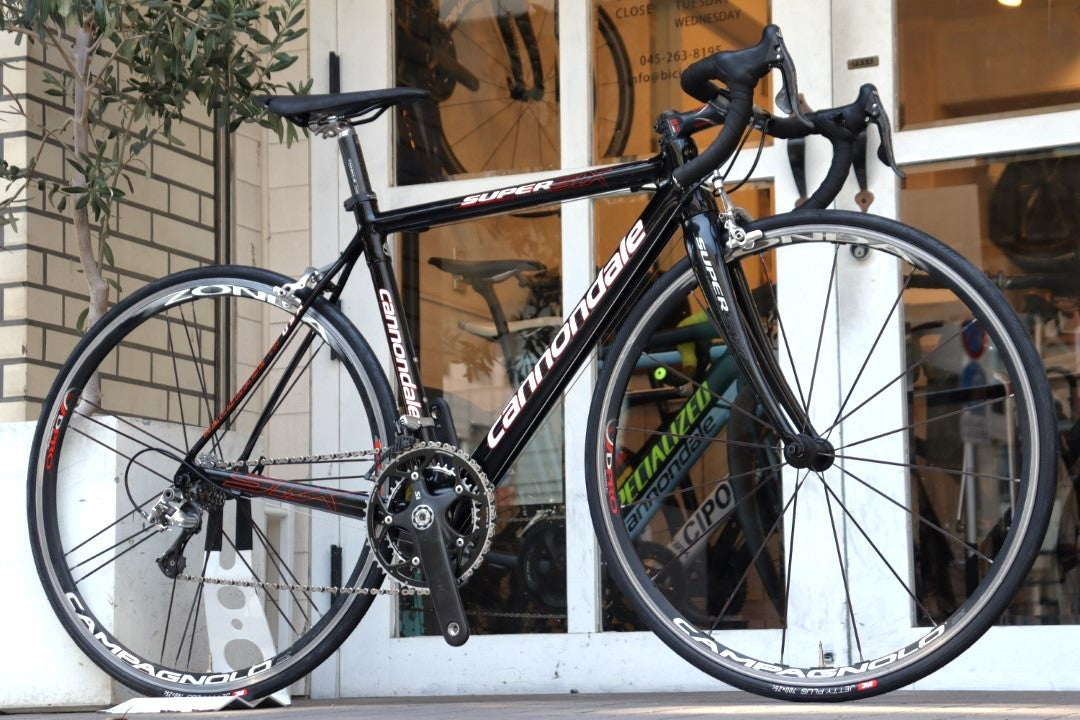 キャノンデール Cannondale スーパーシックス SUPERSIX 2008モデル 50サイズ カンパ レコード 10S カーボン ロードバイク 【横浜店】