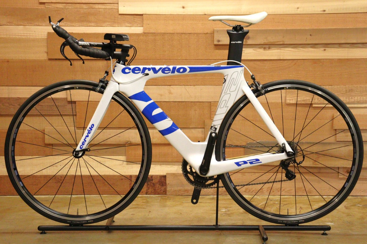 サーヴェロ CERVELO P2 2014年頃モデル 48サイズ シマノ 105 5700MIX 10S カーボン タイムトライアル バイク 【立川店】