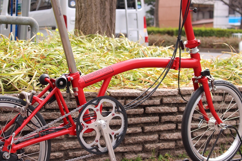 ブロンプトン BROMPTON P6L 16インチ 内装3段外装2段 ミニベロ レッド 小径車 philwood 【名古屋店】