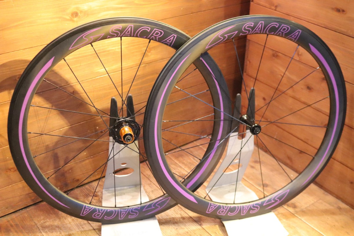 SACRA サクラ KYLE3 カイル3 軽量クリンチャーカーボンホイールセット