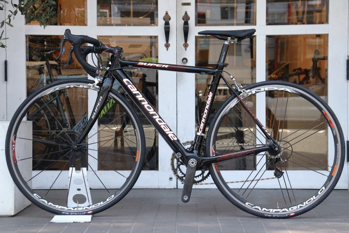 キャノンデール Cannondale スーパーシックス SUPERSIX 2008モデル 50サイズ カンパ レコード 10S カーボン ロードバイク 【横浜店】