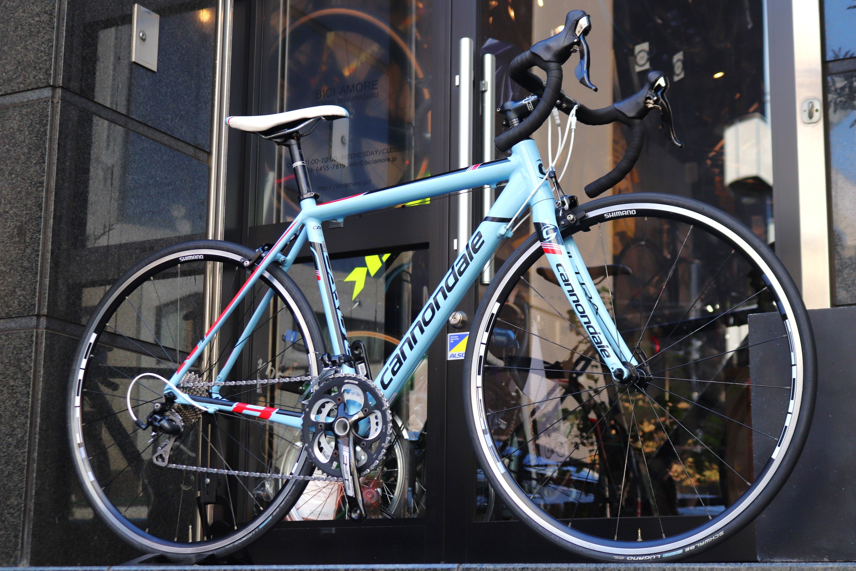 キャノンデール CANNONDALE キャド CAAD8 2014モデル 48サイズ シマノ 105 5700 10S アルミ ロードバイク  【東京南麻布店】