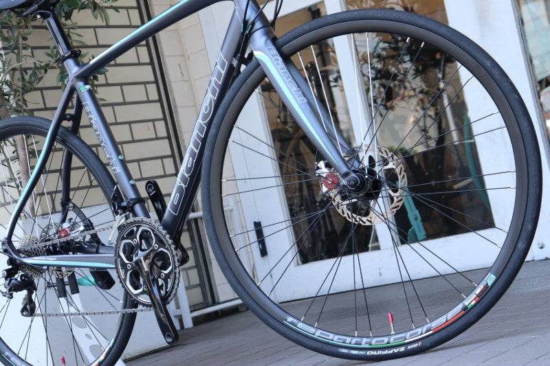 ビアンキ Bianchi インプルーソ フラットバー ディスク IMPULSO FLAT BAR DISC 2016 550サイズ シマノ 105  5800 MIX アルミ フラットバーロード 【横浜店】