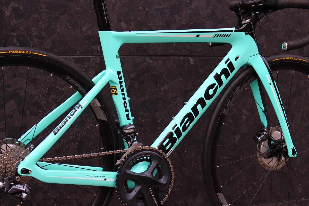 ビアンキ Bianchi アリア ディスク ARIA DISC 2019モデル 50サイズ シマノ アルテグラ R8070 Di2 11S カーボン  ロードバイク 【福岡店】