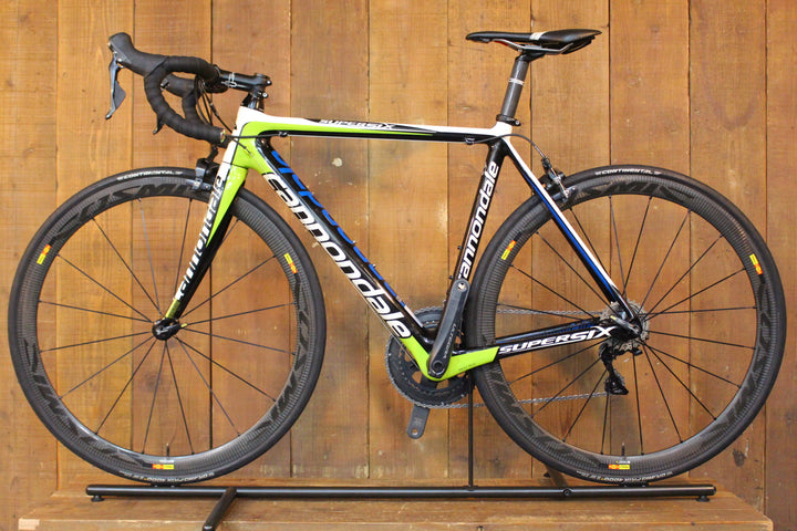 キャノンデール CANNONDALE SUPER SIX 5 2012年モデル 52サイズ シマノ アルテグラ R8000 MIX 11S MAVIC COSMIC CARBONE 40 【芦屋店】