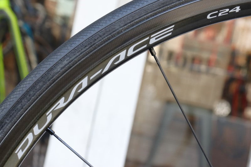 シマノ SHIMANO デュラエース DURA-ACE WH-9000 C24 TU カーボン チューブラー ホイールセット シマノ12/11S  【横浜店】