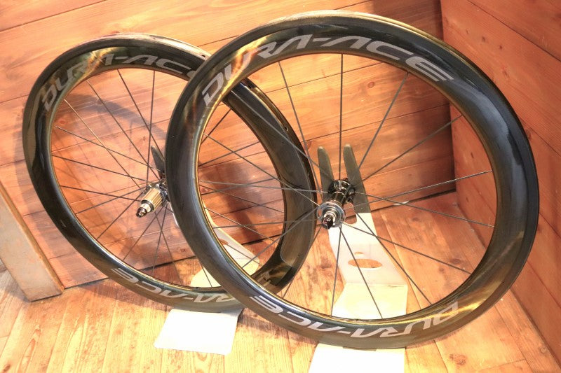 シマノ SHIMANO デュラエース DURA-ACE WH-R9100-C60-TU カーボン チューブラー ホイールセット シマノ12/11S ワイドリム 28mm 【麻布店】