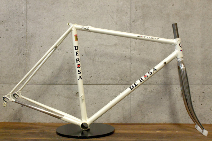 デローザ DE ROSA ヌーヴォクラシコ NUOVO CLASSICO 90`s スチール ロードバイク フレームセット フォーク非純正 【福岡店】