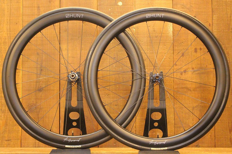 ロードバイク　ハント　カーボンホイール　HUNT 44mm ハント HUNT 44 AERODYNAMICIST CARBON DISC チューブレス ホイール