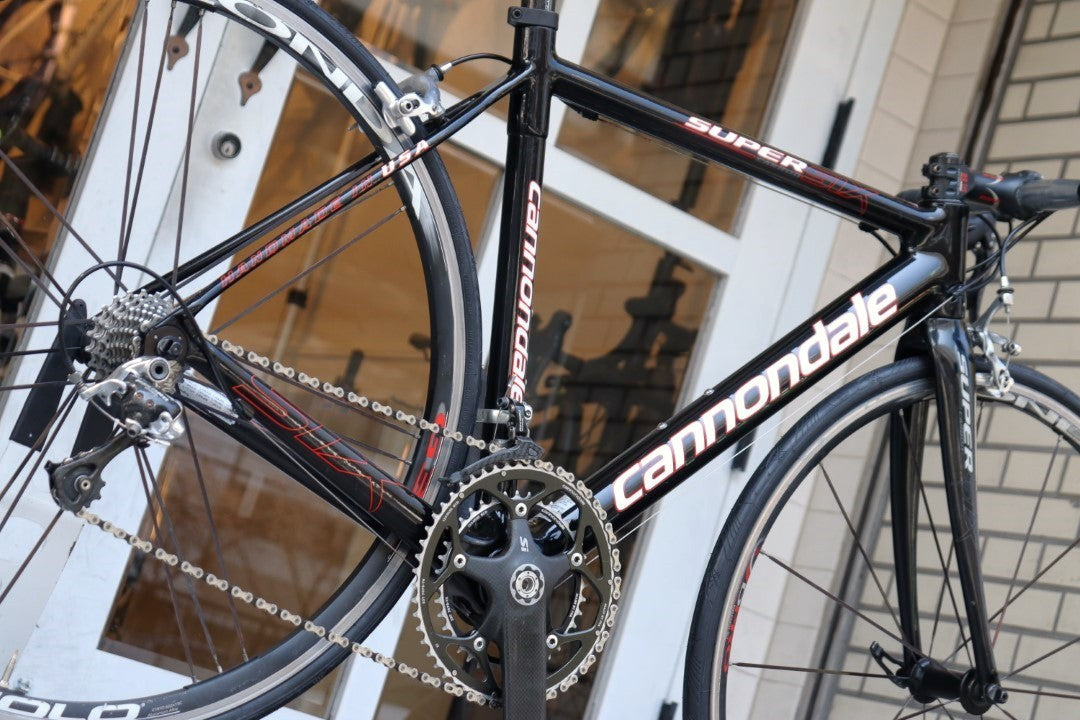 キャノンデール Cannondale スーパーシックス SUPERSIX 2008モデル 50サイズ カンパ レコード 10S カーボン ロードバイク 【横浜店】