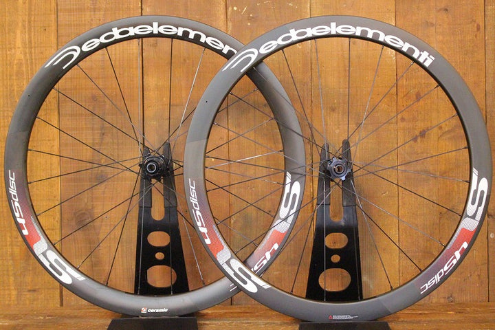 デダ エレメンティ DEDA ELEMENTI SL45 DISC カーボン チューブレスレディ ホイールセット シマノ11S ワイドリム 18C 【芦屋店】