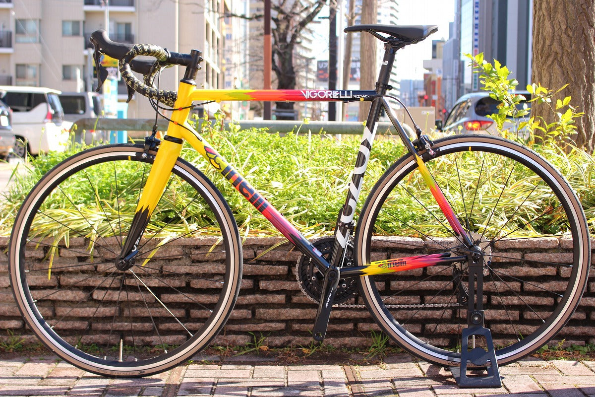 チネリ CINELLI ヴィゴレッリ VIGORELLI ROAD 2018モデル Lサイズ シマノ 105 R7000 11S クロモリ  ロードバイク【名古屋店】