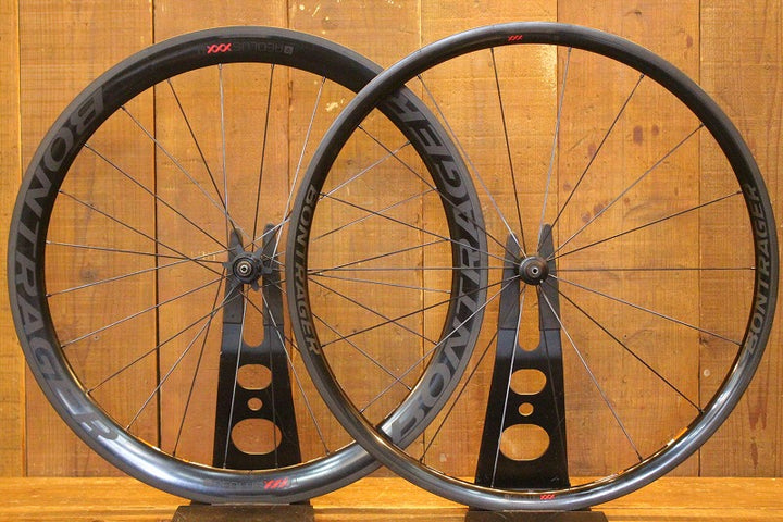 ボントレガー BONTRAGER アイオロス AEOLUS XXX2 ＆ XXX4 TLR カーボン チューブレスレディ ホイールセット シマノ11S 21C 【芦屋店】