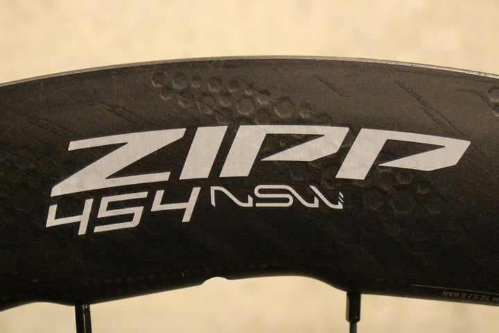 ジップ ZIPP 454 NSW Tubeless DISC カーボン チューブレス ディスク ホイールセット シマノ12S/11S フックレス 【福岡店】