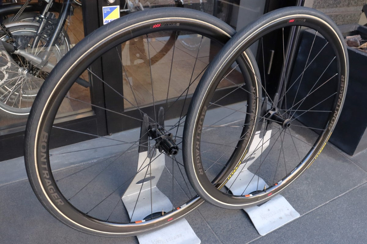 ボントレガー BONTRAGER アイオロス AEOLUS XXX2 DISC カーボン チューブラー ホイールセット シマノ12/11S ワイドリム  27mm 【東京南麻布店】