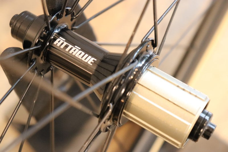 アタッキ ATTAQUE 45mm カーボン チューブラー ホイールセット シマノ