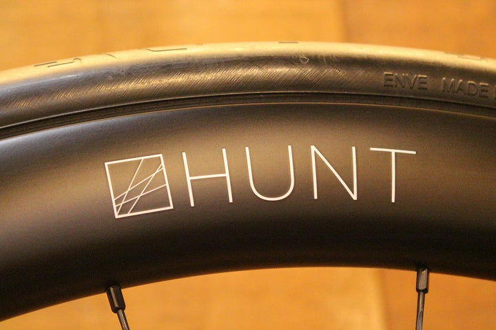 ハント HUNT 44 AERODYNAMICIST CARBON DISC チューブレス ホイールセット シマノ 11S ワイドリム 【芦屋店】