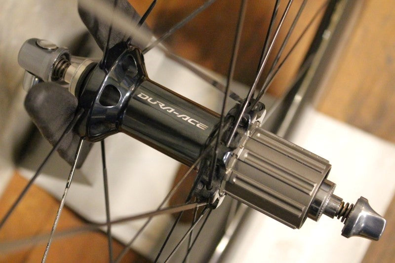 シマノ SHIMANO デュラエース DURA-ACE WH-9000 C75 C50 カーボン チューブラー ホイールセット シマノ 11S ディープリム 【福岡店】