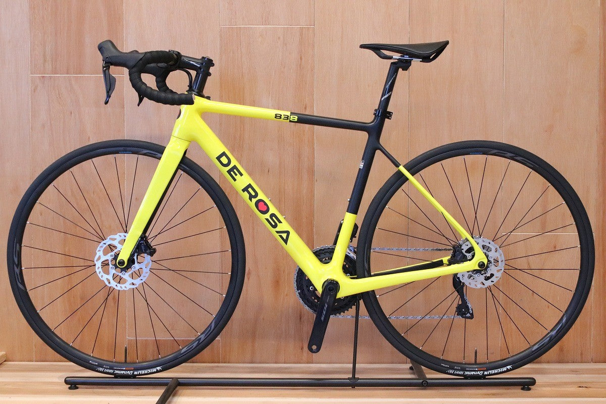 未走行車! デローザ DE ROSA 838 DISK 2023モデル 50サイズ シマノ 105 R7170 12S Di2 DISC カーボン  ロードバイク 【広島店】