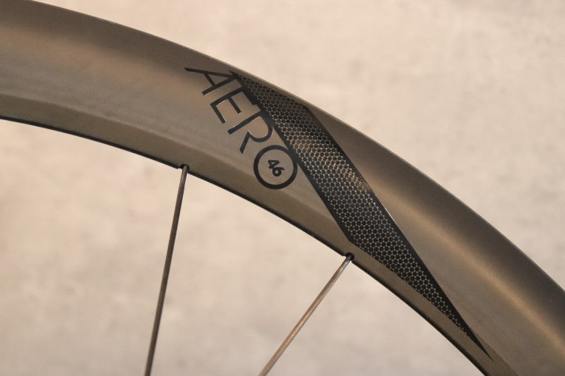 レイノルズ REYNOLDS BLACKLABEL AERO 46 DISC カーボン チューブレスレディ ディスク ホイールセット シマノ11S 19C 【さいたま浦和店】