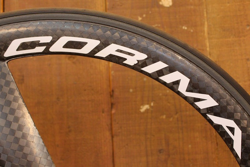 コリマ バトンホイール フルカーボン シマノ11S対応 チューブラー リアのみ コリマ CORIMA 3SPOKE CERAMIC カーボン チューブラー バトン