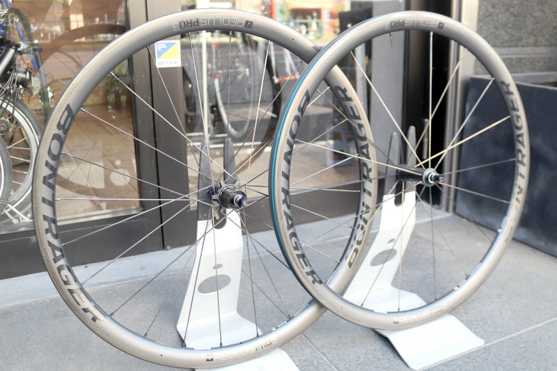 ボントレガー BONTRAGER アイオロス プロ AEOLUS PRO3 カーボン チューブレス ホイールセット シマノ12/11S ワイドリム 19C 【南麻布店】