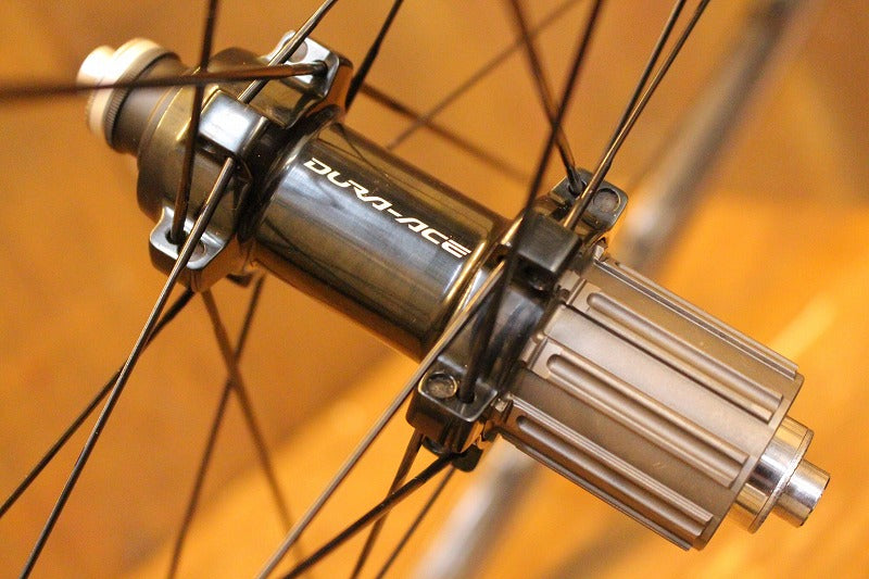 シマノ SHIMANO デュラエース DURA ACE WH-9000 C24 CL アルミ クリンチャー ホイールセット シマノ 12S / 11S ナロー 15C 【芦屋店】