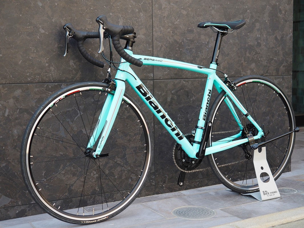 ビアンキ BIANCHI ベルガモ BERGAMO 53サイズ シマノ クラリス R2000 8S アルミ ロードバイク 【福岡店】