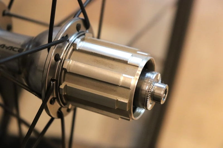 シマノ SHIMANO DURA-ACE FH-7801 ノーブランドカーボンリム 手組み リアホイール チューブラー シマノ 10S専用 18mm【さいたま浦和店】