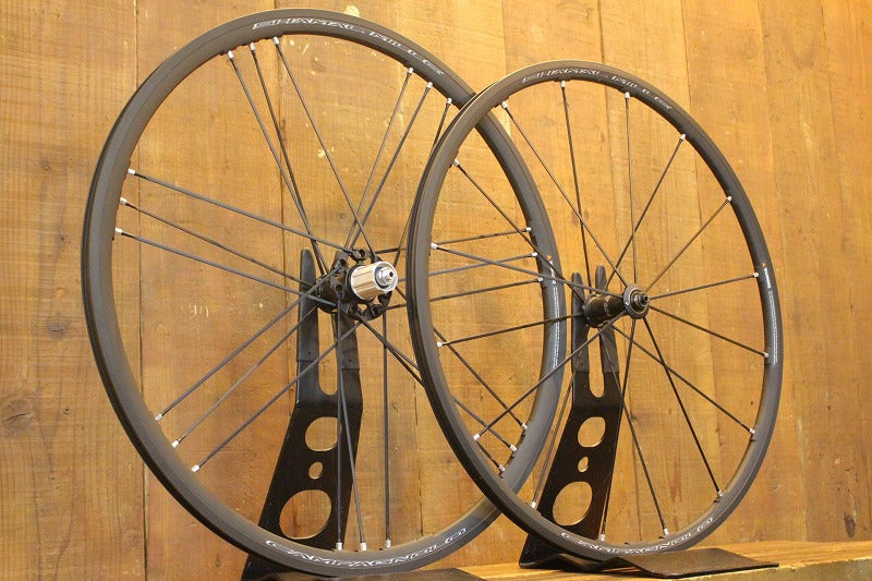 カンパニョーロ CAMPAGNOLO シャマル ミレ SHAMAL MILLE アルミ クリンチャー ホイールセット シマノ 11S ナローリム 15C 【芦屋店】