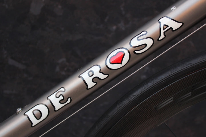 【大人の逸品】デローザ DE ROSA チタニオ TITANIO 3/2.5 2014 カンパニョーロ アテナ 11S チタン ロードバイク BORA ONE 50 【福岡店】