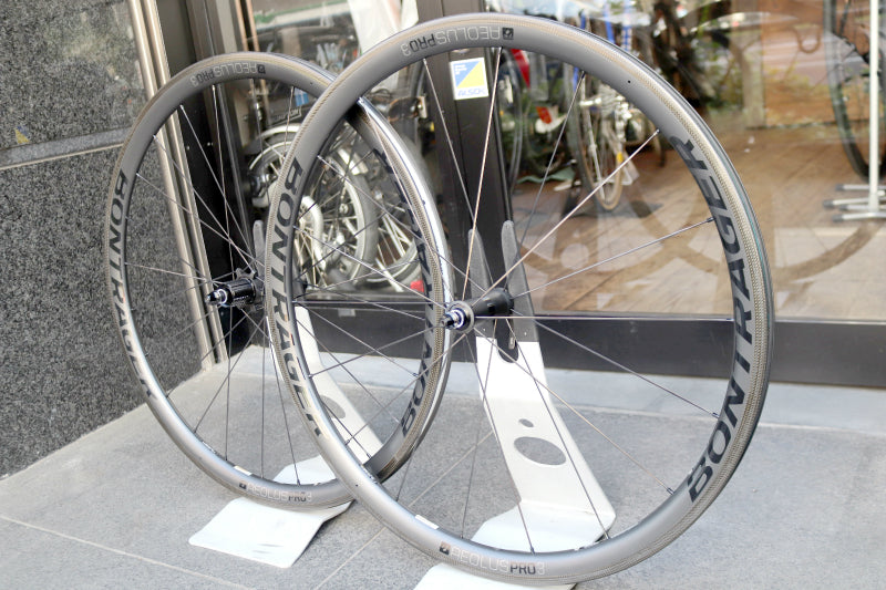 ボントレガー BONTRAGER アイオロス プロ AEOLUS PRO3 カーボン チューブレス ホイールセット シマノ12/11S ワイドリム 19C 【南麻布店】