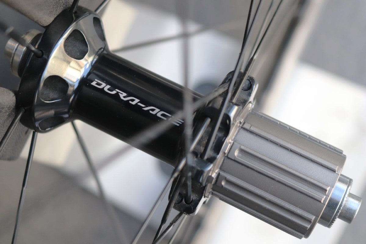 シマノ SHIMANO デュラエース DURA-ACE WH-9000-C35-CL アルミ カーボン クリンチャー ホイールセット  シマノ12/11S ナローリム 15C 【東京南麻布店】