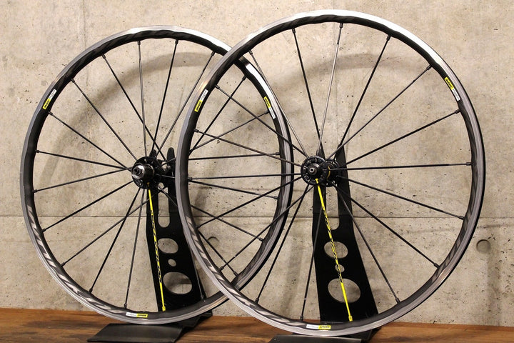 マビック MAVIC キシリウム プロ KSYRIUM PRO アルミ クリンチャー ホイールセット シマノ 12/11S ワイドリム 17C 【福岡店】