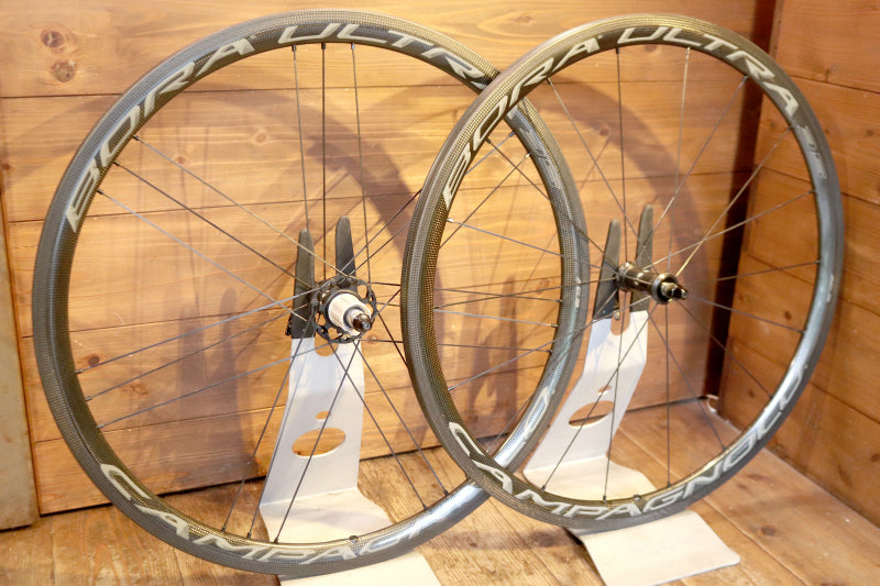 カンパニョーロ Campagnolo ボーラウルトラ BORA ULTRA 35 AC3 カーボン チューブラー ホイールセット シマノ12/11S 【東京南麻布店】