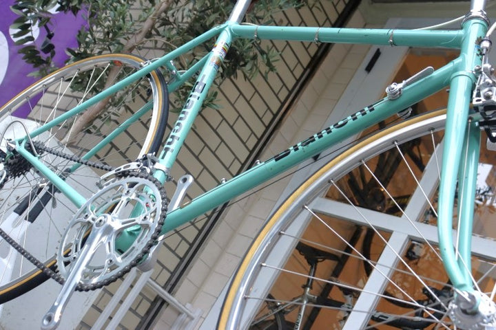 ビアンキ Bianchi カンピオーネデルモンド CAMPIONE DEL MONDO CX 70's カンパ スーパーレコード 5S クロモリ ロードバイク 【横浜店】