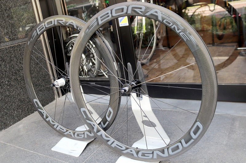 カンパニョーロ Campagnolo ボーラワン BORA ONE 50 カーボン チューブラー ホイールセット シマノ12/11S ナローリム20mm 【東京南麻布店】