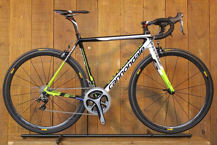 キャノンデール CANNONDALE スーパーシックス エボ SUPERSIX EVO HI-MOD 2014年 52サイズ シマノ デュラエース 9000 11S カーボン ロードバイク 【芦屋店】