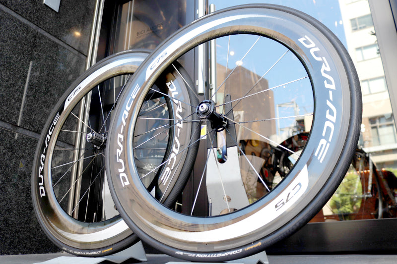 シマノ SHIMANO デュラエース DURA-ACE WH-9000-C75-TU カーボン チューブラー ホイールセット シマノ12/11S 【東京南麻布店】