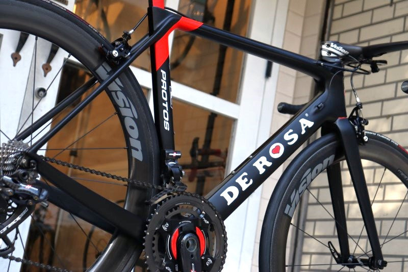 デローザ DE ROSA プロトス PROTOS BLACK LABEL 2018モデル 51サイズ カンパニョーロ スーパーレコード EP –  BICI AMORE ONLINE STORE