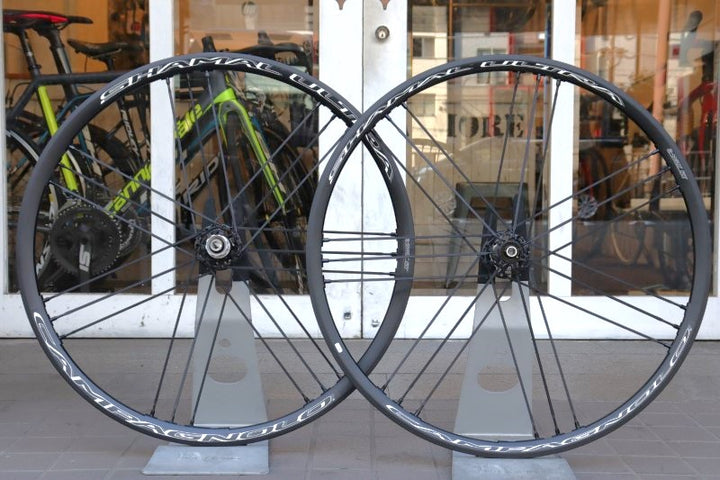 カンパニョーロ Campagnolo シャマルウルトラ SHAMAL ULTRA DB アルミ クリンチャー チューブレス ホイールセット シマノ12/11S 【横浜店】