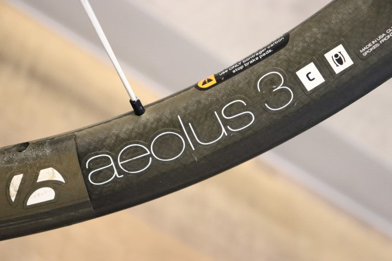 ボントレガー BONTRAGER アイオロス3 aeolus3 カーボン チューブラー ホイールセット シマノ11S ワイドリム 【さいたま浦和店】