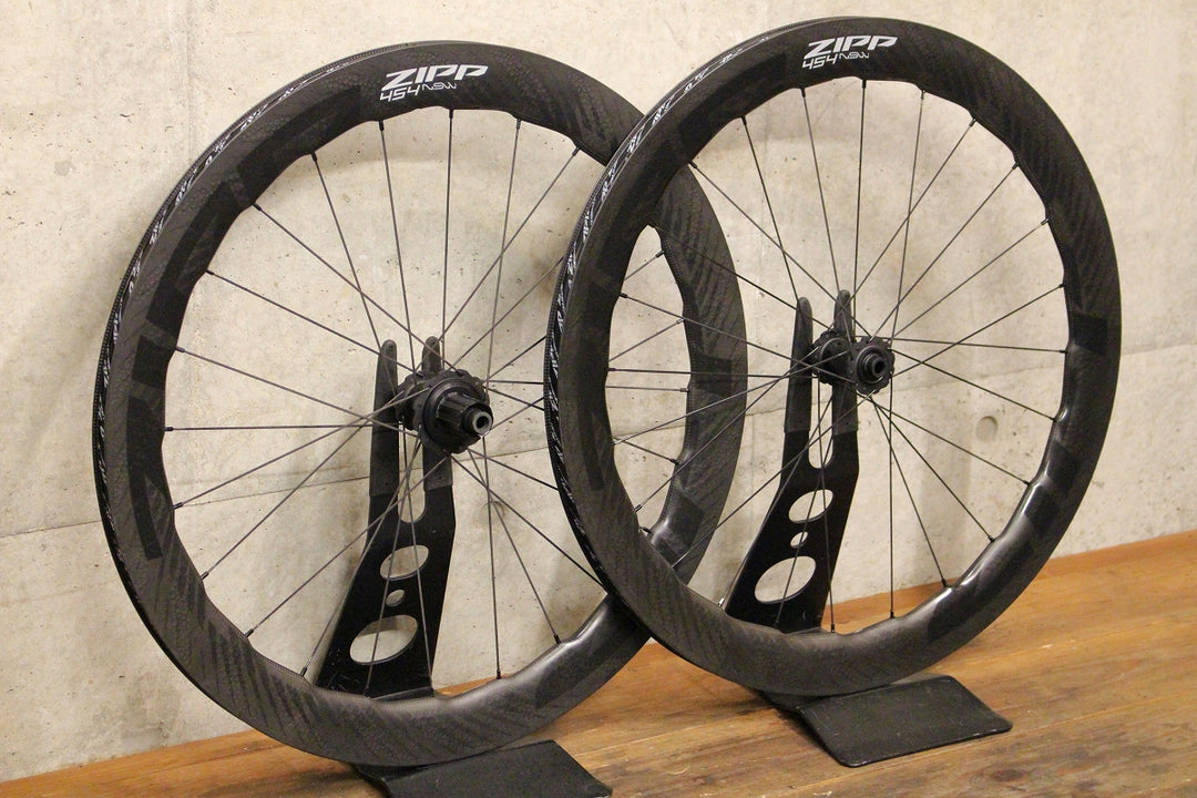 ジップ ZIPP 454 NSW Tubeless DISC カーボン チューブレス ディスク ホイールセット シマノ12S/11S フックレス 【福岡店】